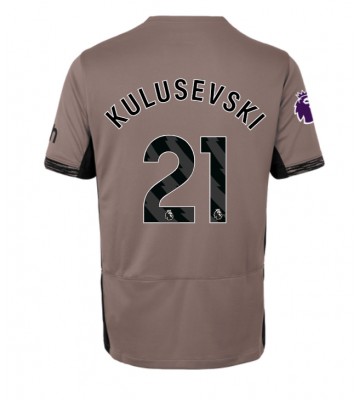 Tottenham Hotspur Dejan Kulusevski #21 Tercera Equipación Mujer 2023-24 Manga Corta